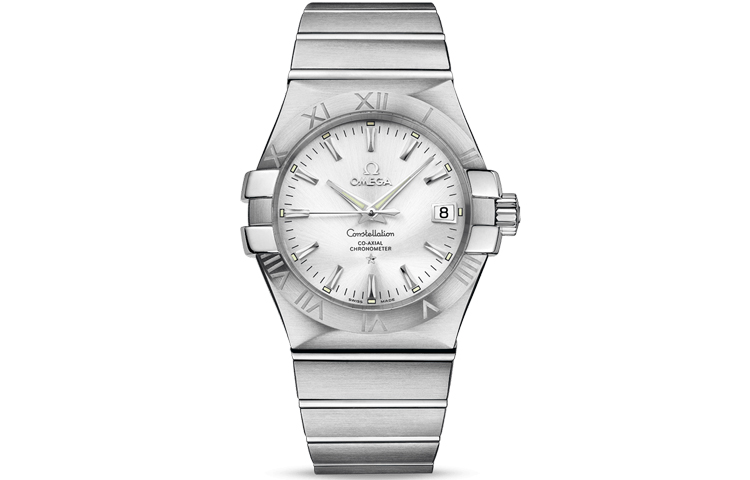 OMEGA Omega, mechanical mechanism, men's watch, dial, watch strap stainless steel, Switzerland, 35mm