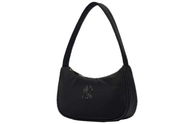 MLB Polyester Shoulder Bag Dumpling Bag Shoulder Bag Women's Black
