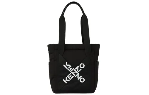 KENZO Polyester With Nylon Handbag, Shoulder Bag Women's Black