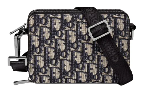 DIOR Technical Fabric Clutch, Shoulder Bag, Crossbody Bag Regular Men's Black