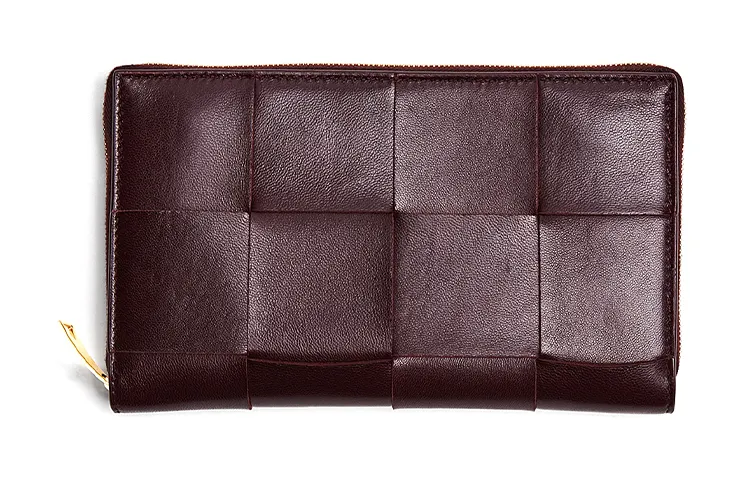 Bottega Veneta Intrecciato Nappa Leather Wallet Men's Brown