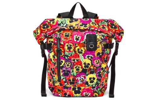 LOEWE Nylon Backpack Men's Black & Multicolor