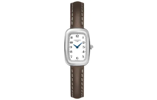 LONGINES Rider Collection Quartz Movement 30m Waterproof Women's Watch 19.2*28mm White Dial Stainless Steel Case