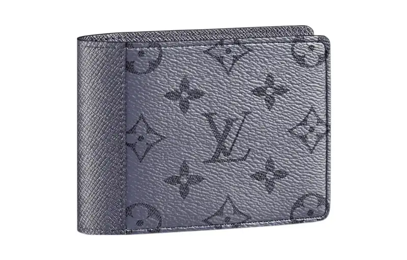 LOUIS VUITTON Multiple Wallet Monogram Gunmetal Gray