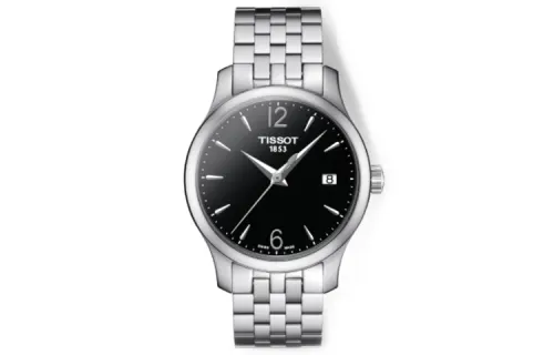 TISSOT Junya Collection Quartz Movement Women's Watch 33mm Black Dial Stainless Steel Case