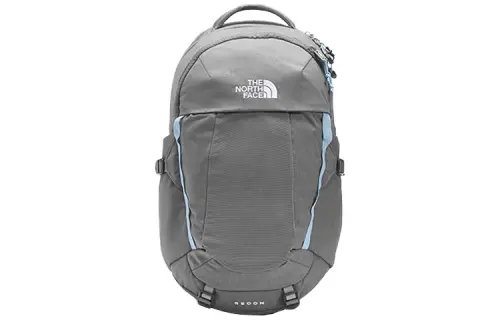 THE NORTH FACE 30L Backpack Outdoor Bag Fabric Zinc Gray Dark Color Heather Flower Women's