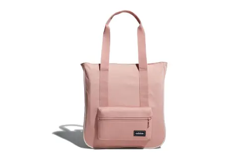 Adidas Zip Closure Polyester Handbag, Shoulder Bag Women's Pink