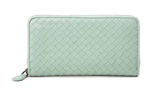 Bottega Veneta Cotton Cow Leather Clutch Regular Women's Green