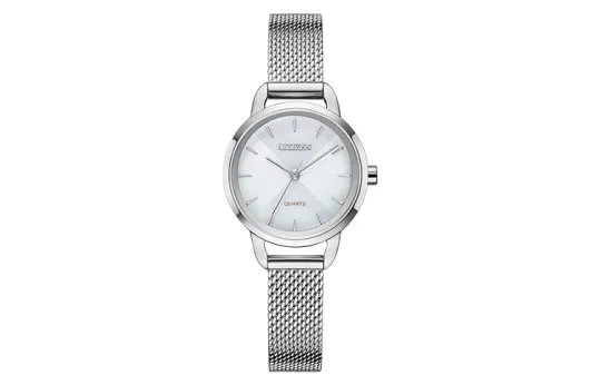 CITIZEN Juicy Tint Collection Quartz Movement Stainless Steel Strap Watch Women's Watch Silver Dial