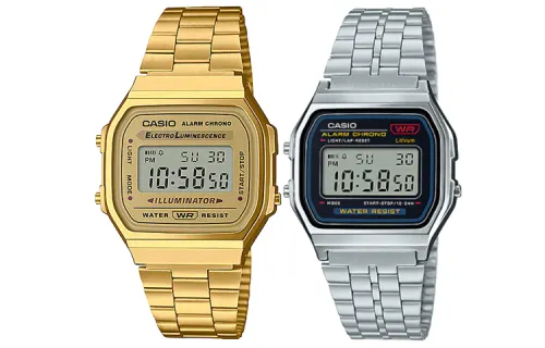CASIO Unisex Pair Table Series Gold Watch