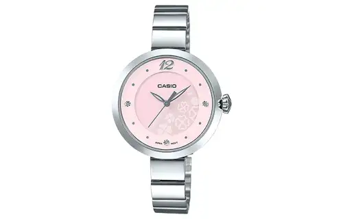 CASIO Women's Standard Series Pink Watch LTP-E154D-4A