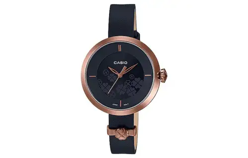 CASIO Women's Standard Series Black Watch LTP-E154RL-1A