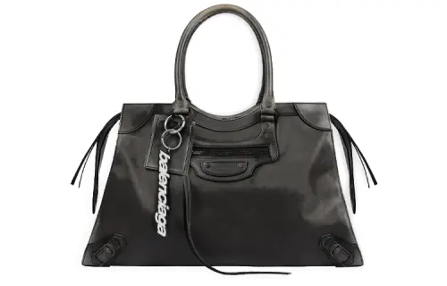 Balenciaga Neo Classic Cow Leather Handbag Men's Black
