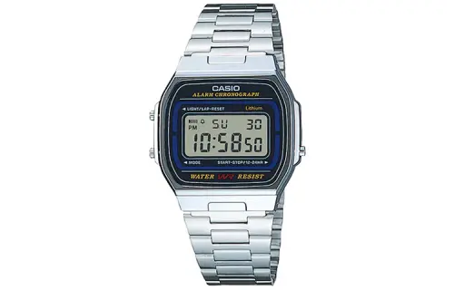 CASIO Unisex YOUTH Silver Watch A164WA-1