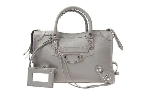 Balenciaga Cow Leather Shoulder Bag, Crossbody Bag, Handbag Regular Women's Light Gray