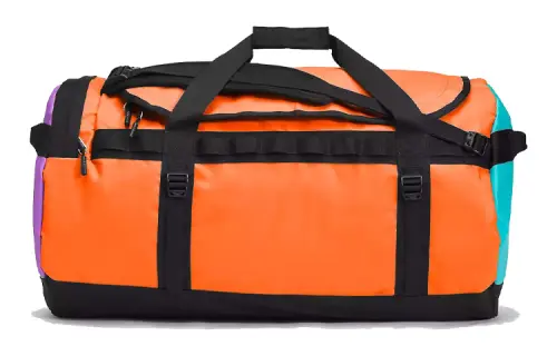 THE NORTH FACE 95L Outdoor Bags PVC Orange Red Unisex