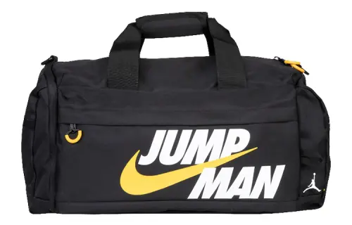 Jordan Polyester Gym Bag, Handbag, Crossbody Bag Large Unisex Black