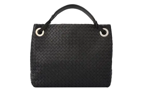 Bottega Veneta Leather Handbag Regular Women's Black