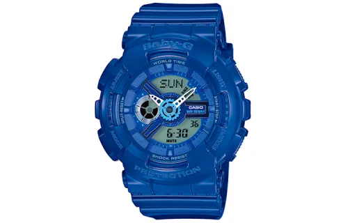 CASIO Women's BABY-G Blue Watch BA-110BC-2