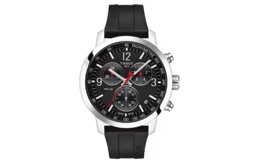 TISSOT PRC 200 Junchi Collection Quartz Movement Men's Watches Watch 42mm Black Dial Stainless Steel Case
