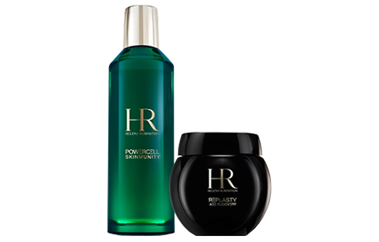 Classic elastic bandage emerald, nutritious cream, moisturizing revitalizing set, 2 piece set
