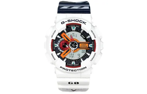CASIO Men Liquid Crystal/Analog Dual Display Series 51mm Watch GA-110PS-7AJR