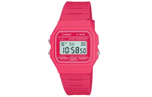 CASIO Women's YOUTH Pink Watch F91WC-4A