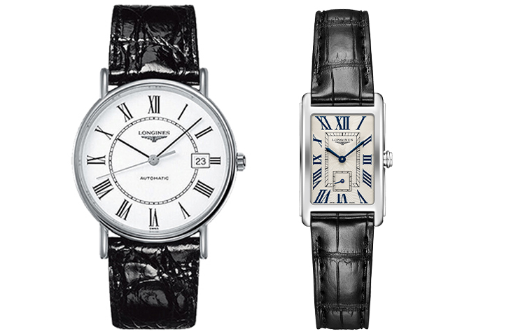 LONGINES Fashion Collection Automatic Mechanical Movement Unisex Watch 38.5mm White Dial
