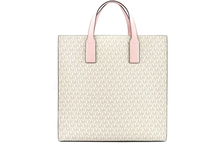 Женская сумка MICHAEL KORS MK Kenly (бело-розовая) — фото 2