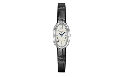 LONGINES Round Dance Collection Quartz Movement Women's Watch 16*25mm White Dial Stainless Steel Case