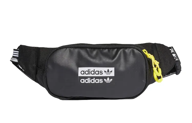Adidas Originals Polyester Fanny Pack Sling Bag Crossbody Bag Unisex Black
