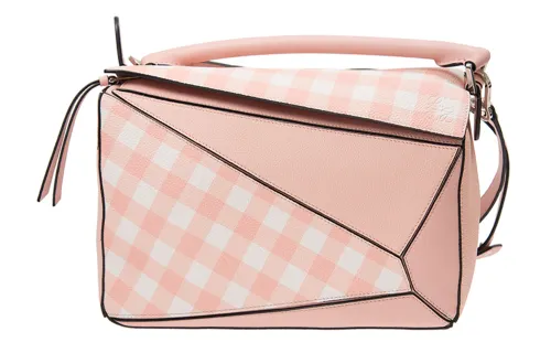 LOEWE Cow Leather Handbag, Shoulder Bag, Crossbody Bag Women's Pink