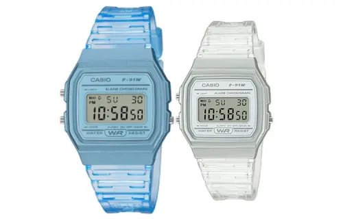 CASIO Unisex Pair Table Series Blue Watch