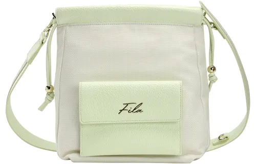 FILA Synthetic Leather, Textile Mosaic Crossbody Bag Women's Sprout Green