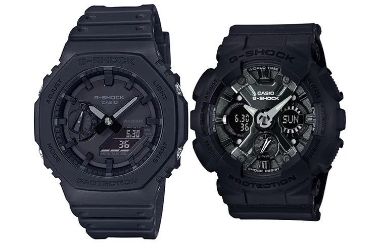 CASIO Unisex Pair Table Series Black Watch