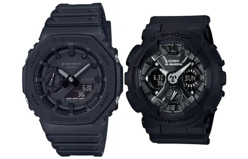 CASIO Unisex Pair Table Series Black Watch