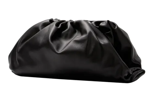 Bottega Veneta POUCH Cloud Bag Soft Calfskin Clutch Large Women's Black