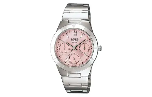 CASIO Women's Standard Series Pink Watch LTP-2069D-4A
