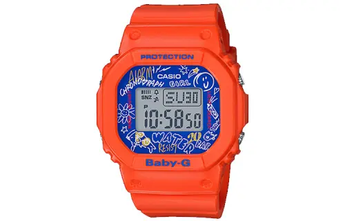 CASIO Women's BABY-G 44.7mm Gray Watch BGD-560SK-4DR