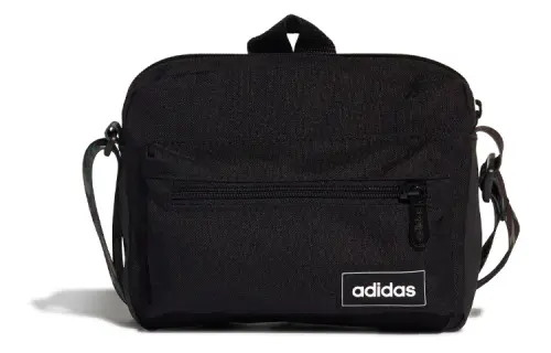 Adidas Polyester Sports Bag, Shoulder Bag Regular Unisex Black