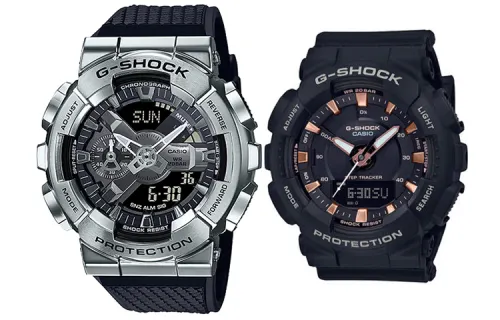 CASIO Unisex Pair Table Series Black Watch