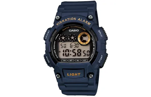 CASIO YOUTH Quartz Movement Resin Strap Watch Men's Watches Black Dial