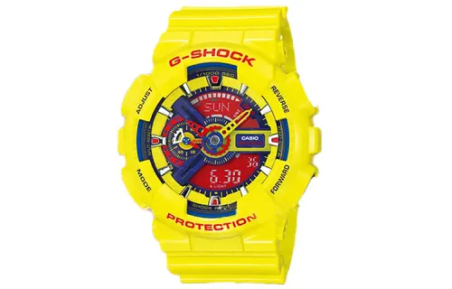 CASIO Men Liquid Crystal/Analog Dual Display Series 44mm Watch GA-110A-9A
