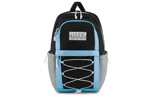 Vans X Napapijri Collaboration Polyester Backpack Unisex Blue Black