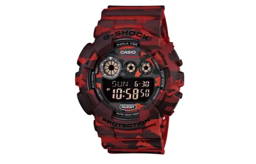 CASIO Men YOUTH Red Watch GD-120CM-4