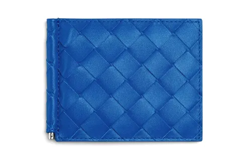 Bottega Veneta Bottega Veneta Luggage Collection Cow Leather Wallet Men's Cobalt Blue