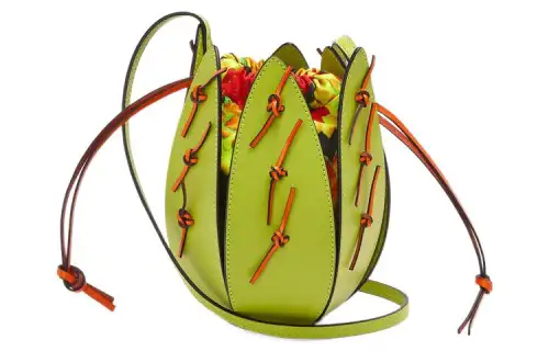 LOEWE Cow Leather Crossbody Bags Women's Grass Green