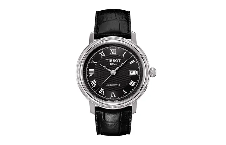 TISSOT Harbor Collection Automatic Mechanical Movement Men's Watches Watch 40mm Black Dial Stainless Steel Case