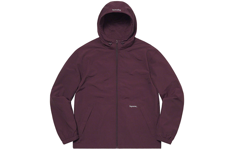 Куртка Supreme SS21 Reflective Zip Hooded Jacket (черная) — фото 2