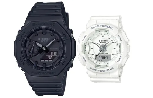 CASIO Unisex Pair Table Series Black Watch